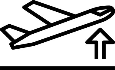 Ayrılış simgesi, vektör illüstrasyonu