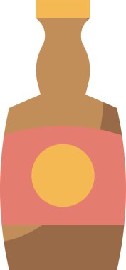 Brandy simgesi, vektör illüstrasyonu