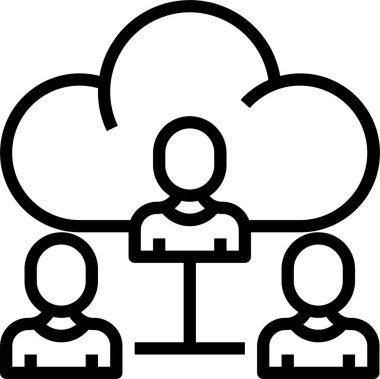 iletişim simgesi, vektör illüstrasyonu