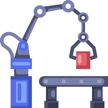 Taşıyıcı simgesi, vektör illüstrasyonu