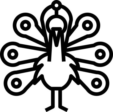 hayvan simgesi vektör illüstrasyonu 