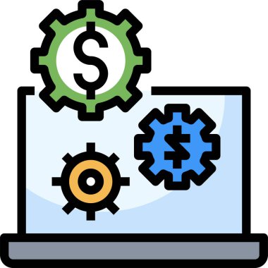 Elektronik konsept vektör illüstrasyonu
