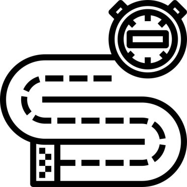 Metre vektör çizgisi simgesi. Basit element çizimi. Akıllı ev kavramından ölçü çizelgesi simgesi