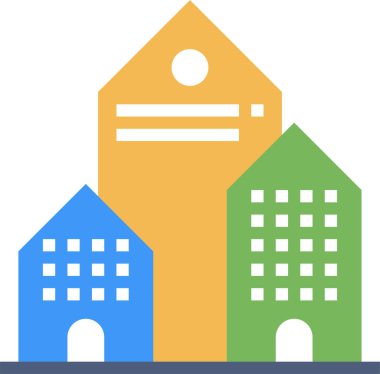 iş ve mali simge konsept vektör çizimi 