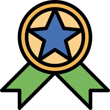 Madalya ödülü vektör illüstrasyonu 