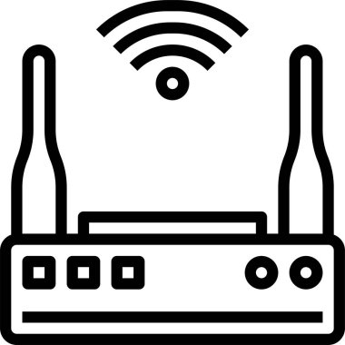 kablosuz bağlantı konsept vektör çizimi  