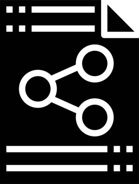 Dosya paylaşım simgesi, vektör illüstrasyonu