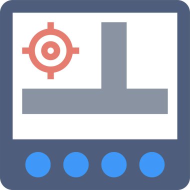 Yol yolu konumu konum konsept vektör illüstrasyon simgesi 