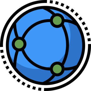 Paylaşılan simge, vektör illüstrasyonu