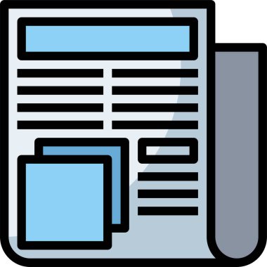 kağıt ve belge ikon vektör illüstrasyonuName 