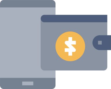 İş iletişim simgesi, vektör illüstrasyonu