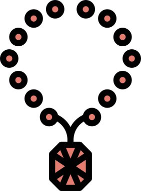 moda, güzellik ve biçim ikonu vektör illüstrasyonu 