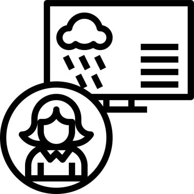 hava simgesi konsept vektör illüstrasyonu 