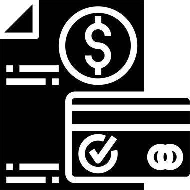 Kredi kartı vektör simgesi