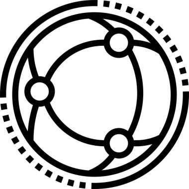 Paylaşılan simge, vektör illüstrasyonu