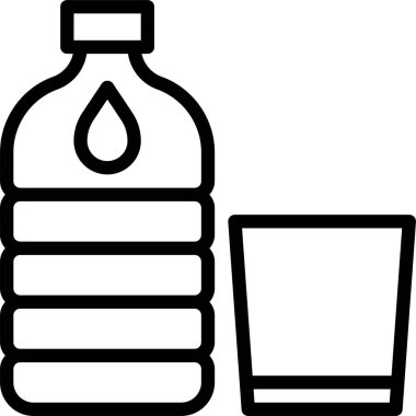 yiyecek ve içecek konsepti vektör modern resimleme simgesi 