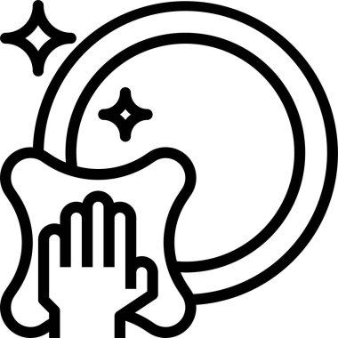 Temizleme ve yıkama konsepti vektör çizimi 