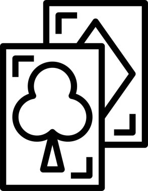 Kart simgesi, vektör illüstrasyonu