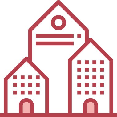 iş ve mali simge konsept vektör çizimi 