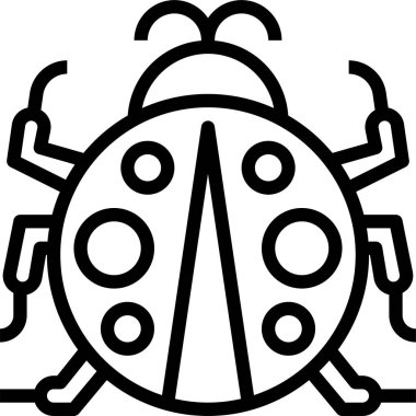 hayvan simgesi vektör illüstrasyonu 