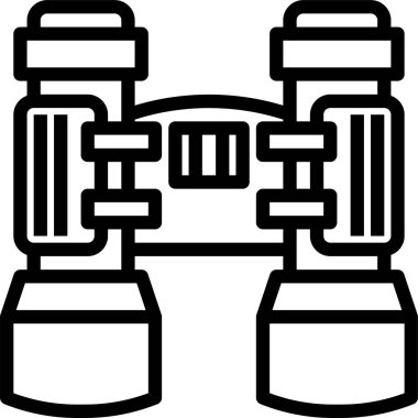 binoküler simge, vektör çizimi