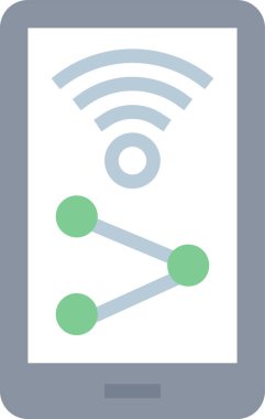 kablosuz bağlantı konsept vektör çizimi  