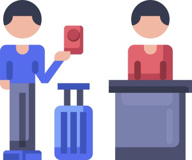 Simge, vektör illüstrasyonunu kontrol et