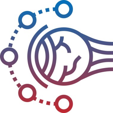 Göz simgesi vektör illüstrasyonu 