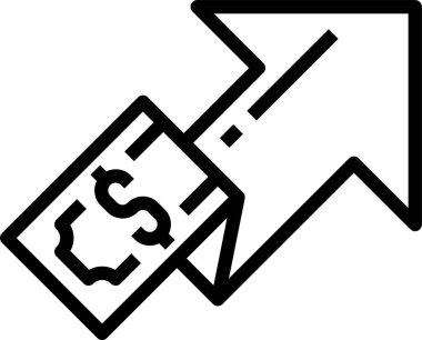 büyüme simgesi, vektör illüstrasyonu