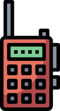 Frekans simgesi, vektör illüstrasyonu