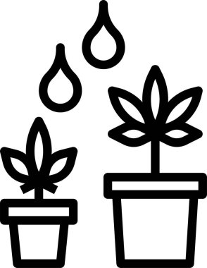 marijuana konsept vektör illüstrasyonu 