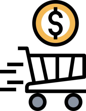 ikon vektör illüstrasyonunu öde 