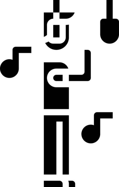 Icono Gráfico Con Ilustración Vectorial Personas — Vector de stock