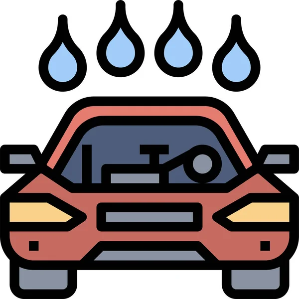 Εικονίδιο Υπηρεσιών Αυτοκινήτων Διανυσματική Απεικόνιση — Διανυσματικό Αρχείο