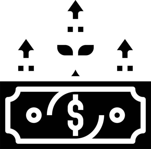 Ikona Odsetek Obligacji Ilustracja Wektora — Wektor stockowy