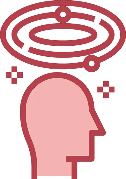 Brain Knowledge Concept Icon Vector Illustration — Stock Vector
