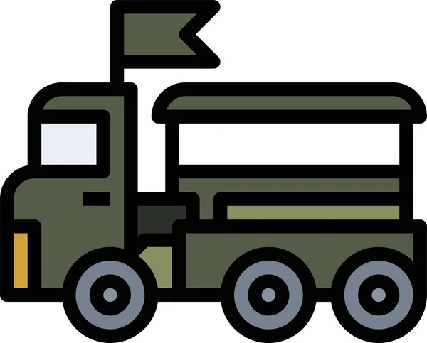 Ícone Caminhão Bombeiros Ilustração Vetorial — Vetor de Stock