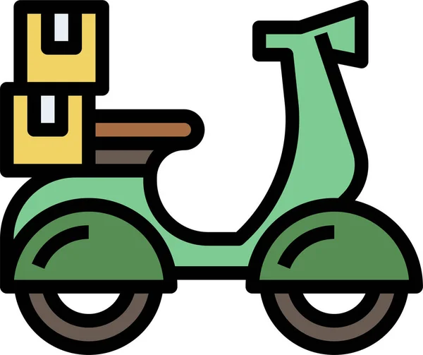 Concepto Transporte Icono Gráfico Vector Ilustración — Vector de stock