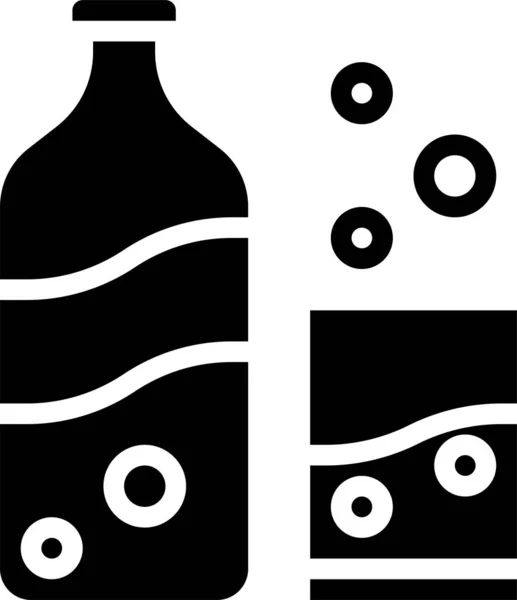 Concepto Alimentos Bebidas Vector Moderno Icono Gráfico Ilustración — Vector de stock