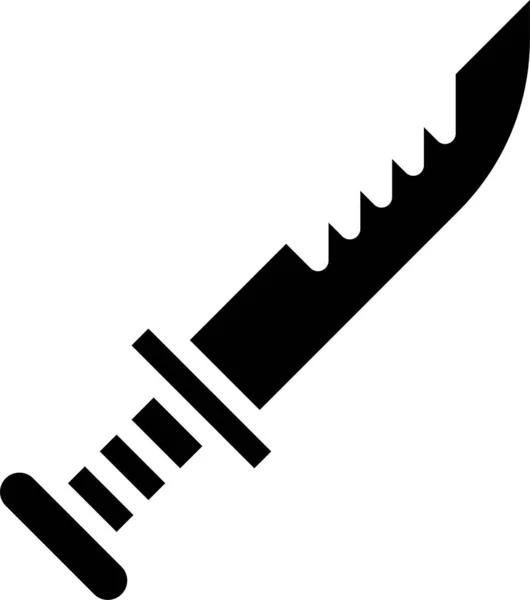 Bıçak Simgesi Vektör Illüstrasyonu — Stok Vektör
