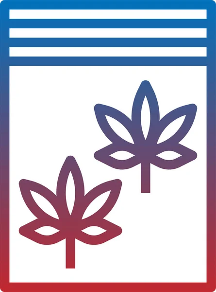 Логотип Продуктів Конопель Векторне Зображення — стоковий вектор