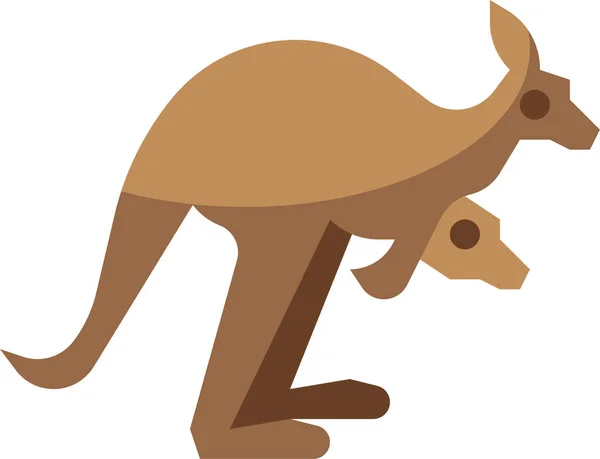 Vektorová Ilustrace Ikon Zvířat — Stockový vektor