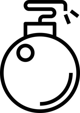 bomba simgesi, vektör illüstrasyonu