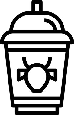 yiyecek ve içecek konsepti vektör modern resimleme simgesi 