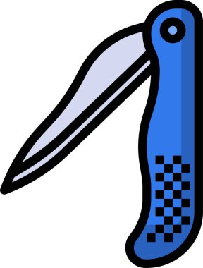 bıçak simgesi vektör illüstrasyonu 