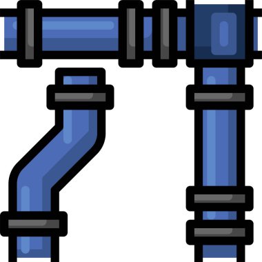 boru gazı vektör illüstrasyonu 