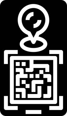 konum haritası vektör illüstrasyonu 