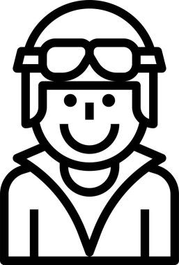 avatar simgesi vektör illüstrasyonu