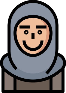 avatar simgesi vektör illüstrasyonu