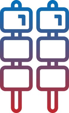 yiyecek ve içecek konsepti vektör modern resimleme simgesi 